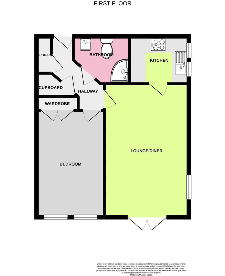 Floor Plan | Flat - Retirement | Shelley Road, Worthing | For Sale